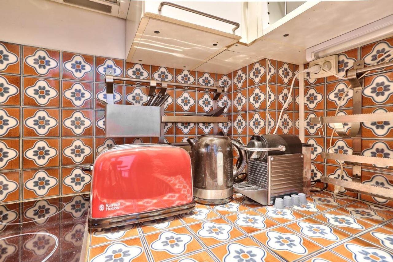 Studio Mezzanine Quartier Luxembourg Free Netflix Paris Bagian luar foto