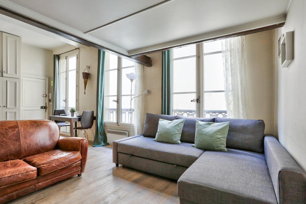 Studio Mezzanine Quartier Luxembourg Free Netflix Paris Bagian luar foto