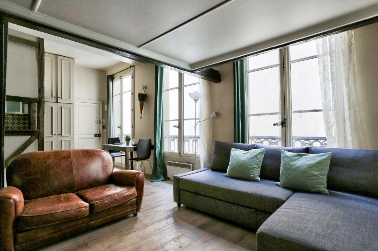 Studio Mezzanine Quartier Luxembourg Free Netflix Paris Bagian luar foto