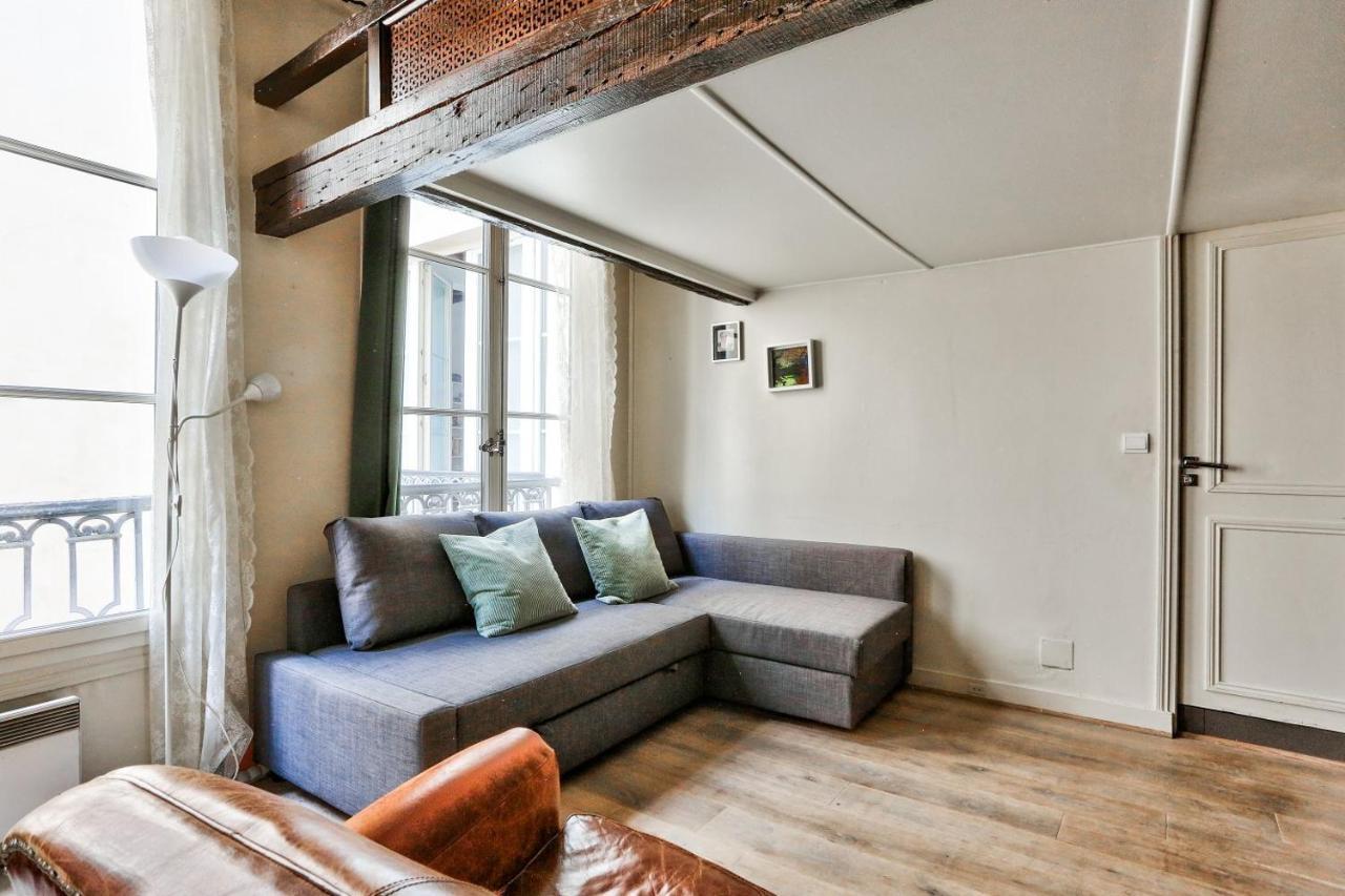 Studio Mezzanine Quartier Luxembourg Free Netflix Paris Bagian luar foto