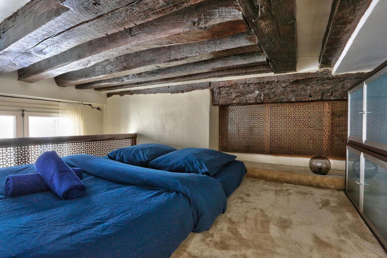Studio Mezzanine Quartier Luxembourg Free Netflix Paris Bagian luar foto