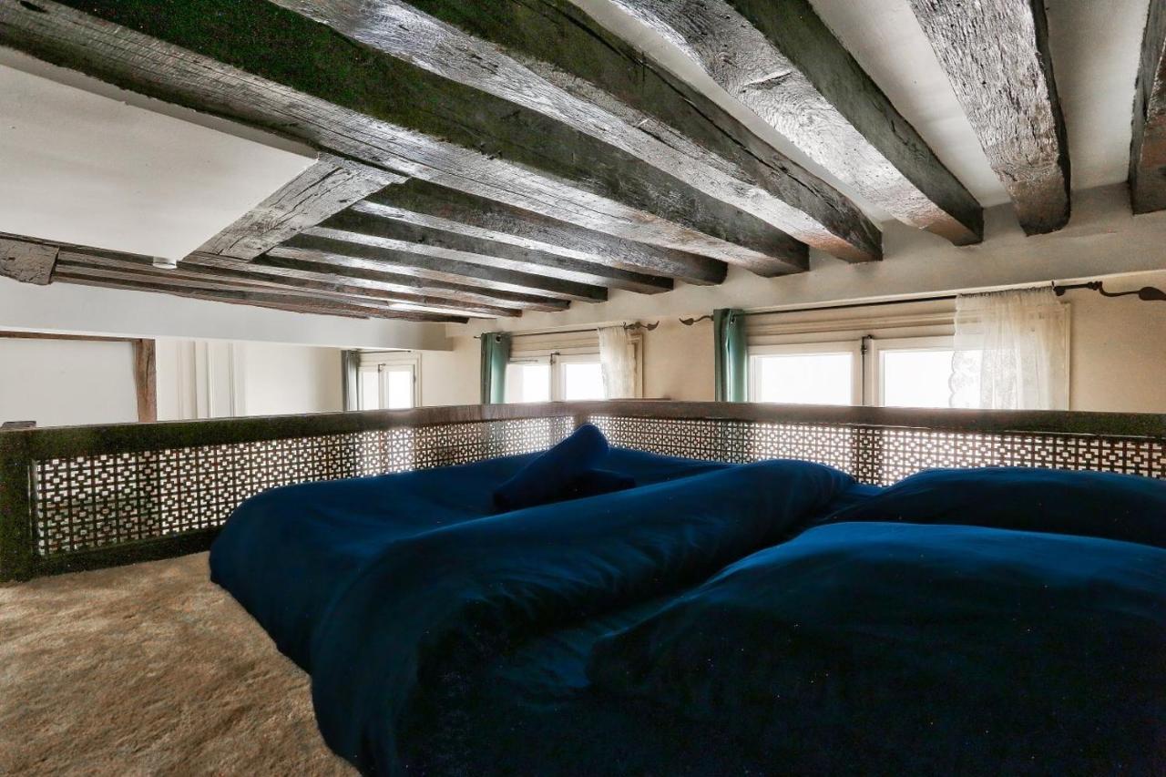 Studio Mezzanine Quartier Luxembourg Free Netflix Paris Bagian luar foto