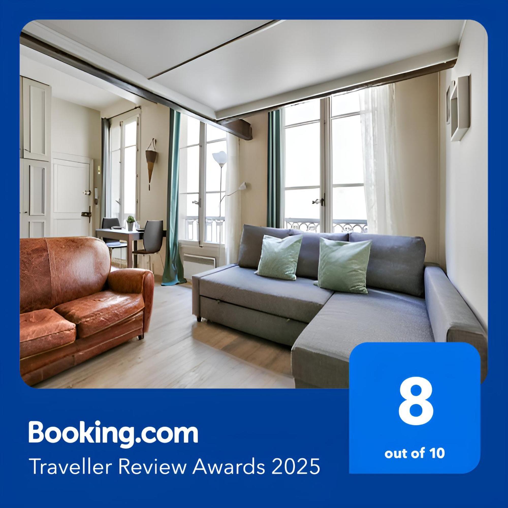 Studio Mezzanine Quartier Luxembourg Free Netflix Paris Bagian luar foto